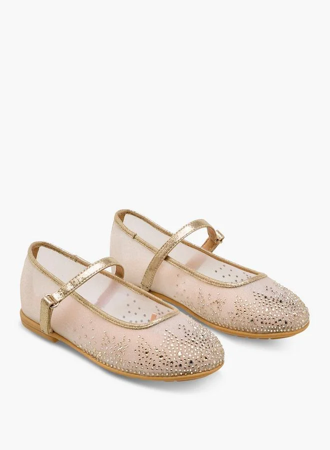 Celeste Girls Hook & Loop Ballerina Shoes Ramadan Collection